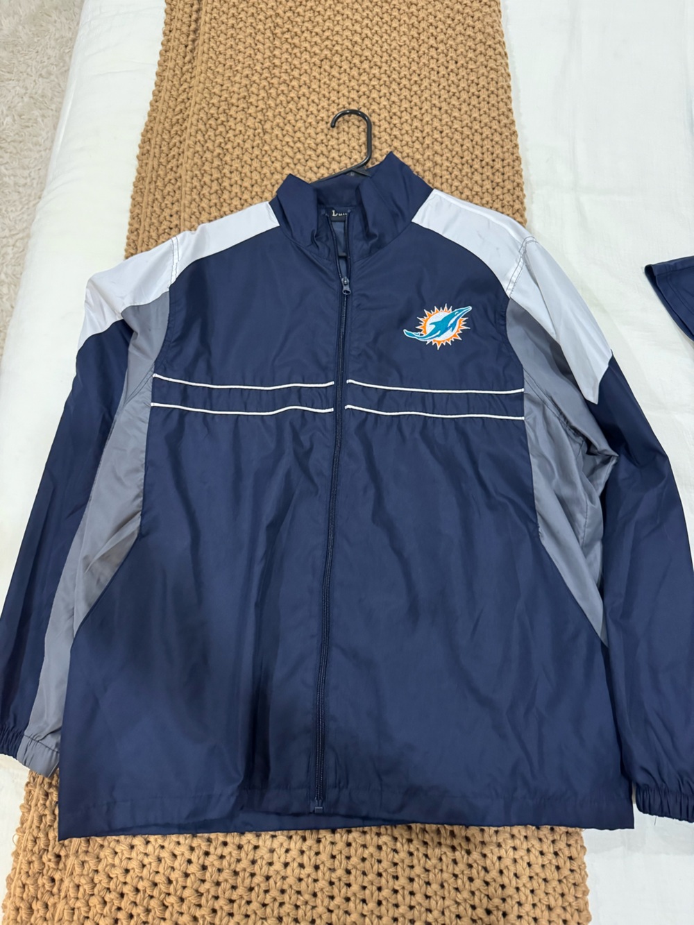 Men's Vintage Miami Dolphins Windbreaker jacket